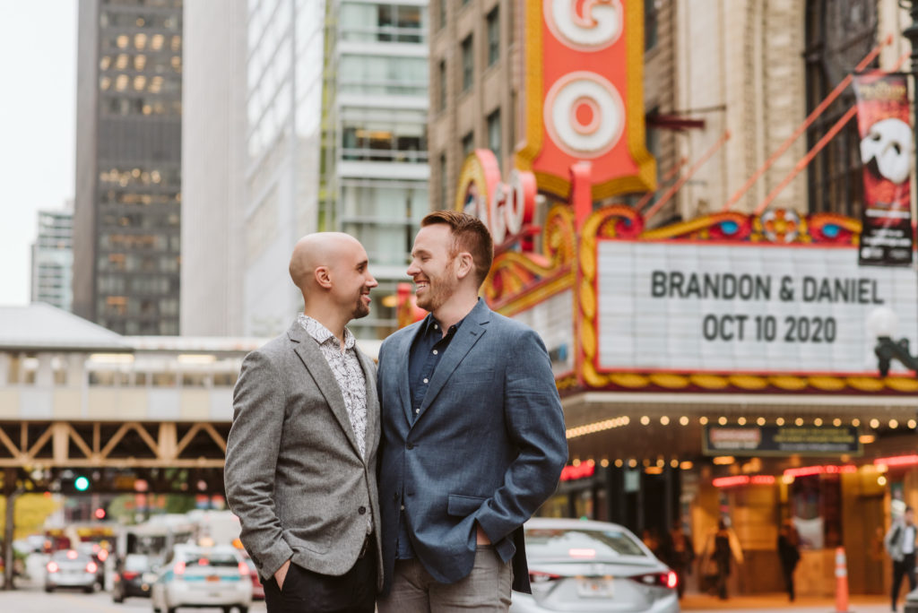 Chicago Theater Engagement Session
